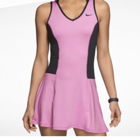 serena williams pink nike dress